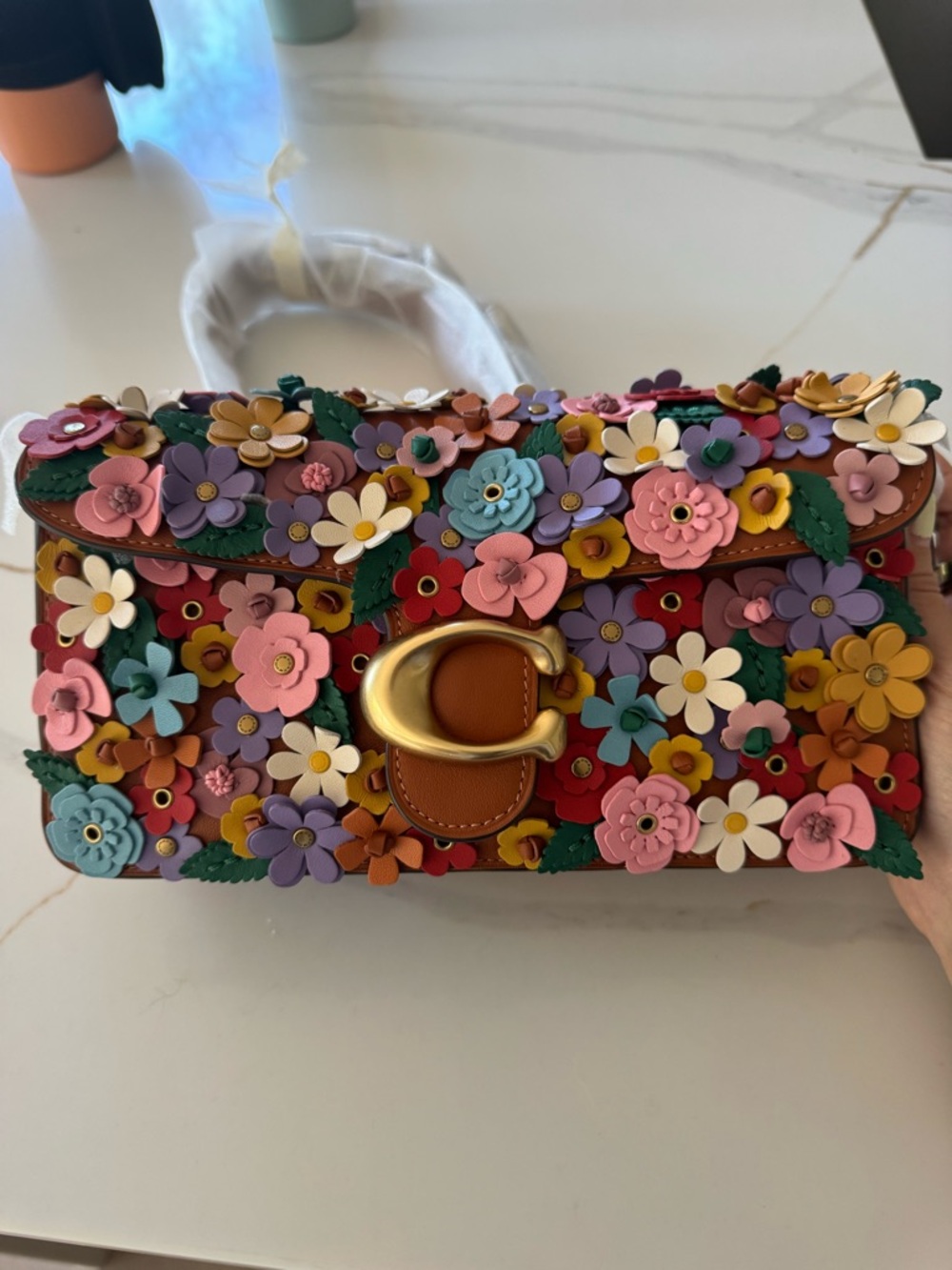 Coach tabby 26 floral applique - Picture 2 of 4